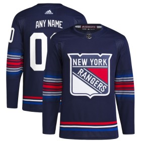 New York Rangers Dresy Personalizované Adidas 2023-24 Navy Třetí Authentic - Pánské